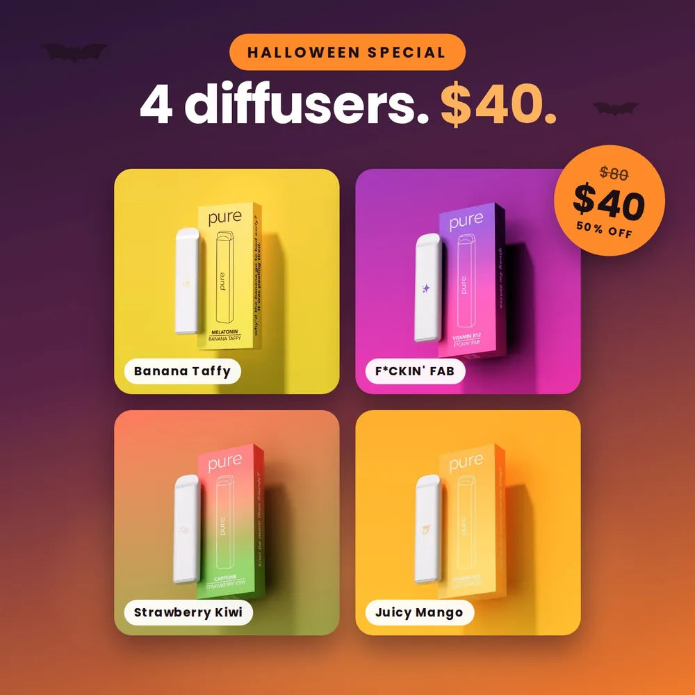 All 4 diffusers in The Halloween Special